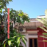 Hasil Pemasangan Kanopi Baja Ringan Atap Alderon Sunpanel Super Elegan Plus Cat Putih di Sumber Jaya Residence Tambun Bekasi