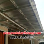 Hasil Pemasangan Kanopi Baja Ringan Atap Spandek Standar di Damai Park Residence Sawangan Depok