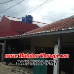 Hasil Pemasangan Kanopi Baja Ringan Atap Spandek Elegan di Tirta Mandala, Sukamaju, Cilodong, Depok