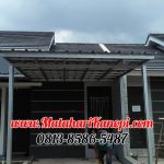 Hasil Pemasangan Kanopi Baja Ringan Atap Spandek Standar di Perum Crystal Residence Blok E9 Bojong Gede Bogor