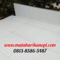 Hasil Pemasangan Kanopi Baja Ringan Atap Alderon RS, di Perum Shafa Town House, Jl. Raden Kosasih, Cikaret, Ciomas, Bogor