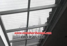Hasil Pemasangan Kanopi Baja Ringan Atap Solartuff (Serenity) Type Ekonomis di Perum The Royal Felice Blok A4