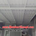 Hasil Pemasangan Kanopi Baja Ringan Atap Alderon Sunpanel Elegan Plus Cat Putih di Teras Country Tonjong
