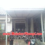 Hasil Pemasangan Kanopi Baja Ringan Atap Alderon Sunpanel Standar di Mutiara Darussalam Pitara Cagar Alam Depok