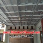 Hasil Pemasangan Kanopi Baja Ringan Atap Spandek Elegan di Perum Nuansa Telaga Kalibaru Cilodong Depok