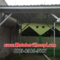 Hasil Pemasangan Kanopi Baja Ringan Atap Spandek Ekonomis di Pabuaran Cibinong Bogor