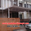 Hasil Pemasangan Kanopi Baja Ringan Atap Alderon Super Elegan di Perum Grand Depok City (GDC), Cluster Viscany Blok A10