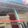 Hasil Pemasangan Kanopi Baja Ringan Atap Spandek Standar di Griya Aviva, Jl. Pangrango 4, Sukahati, Cibinong, Bogor