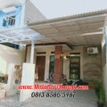 Hasil Pemasangan Kanopi Baja Ringan Atap Solartuff Serenity Clear Mix Alderon RS Super Elegan di Jakarta Selatan