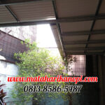 Hasil Pemasangan Kanopi Baja Ringan Atap Evo Gold Standar di Cimanggis Green Residence Depok