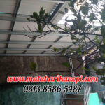 Hasil Pemasangan Kanopi Baja Ringan Atap Evo Gold Standar di Cimanggis Green Residence Depok