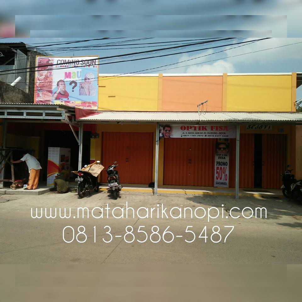 Hasil Pemasangan Kanopi Baja Ringan Murah Atap Alderon RS di Cilodong Depok