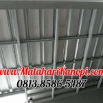 Hasil Pemasangan Kanopi Baja Ringan Atap Spandek Elegan di Haneen Residence Blok B8 Kalimulya Depok