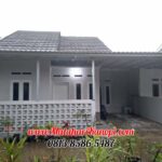 Hasil Pemasangan Kanopi Baja Ringan Atap Alderon Sunpanel Paket Elegan di Cluster Albina Citayem Depok