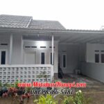 Hasil Pemasangan Kanopi Baja Ringan Atap Alderon Sunpanel Paket Elegan di Cluster Albina Citayem Depok