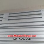 Hasil Pemasangan Kanopi Baja Ringan Atap Alderon Sunpanel Paket Elegan di Cluster Albina Citayem Depok