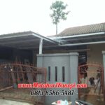 Hasil Pemasangan Kanopi Baja Ringan Atap Spandek Standar di Taman Anyelir 3 Blok Q3 No.10 Kalimulya Depok