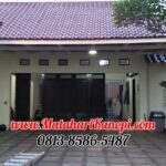 Hasil Pemasangan Kanopi Baja Ringan Atap Go Green Merah Paket Elegan di Pesona Khayangan Mungil Depok