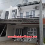 Hasil Pemasangan Kanopi Baja Ringan Atap Spandek Standar di Prestige Sawangan Depok