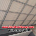 Hasil Pemasangan Kanopi Baja Ringan Atap Alderon RS di Perum Kembar Village 4 Banjaran Pucung Tapos Depok