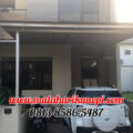 Hasil Pemasangan Kanopi Baja Ringan Atap Go Green Merah Type Ekonomis di Perum Cibubur Residence (Cires)