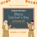 PROMO DISKON SPESIAL HARI GURU NASIONAL 25-27 NOVEMBER 2024