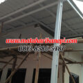 Hasil Pemasangan Kanopi Baja Ringan Atap Alderon Sunpanel Super Elegan Plus Cat Putih di Musholla As-Shofi Pondok Terong