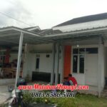 Hasil Pemasangan Kanopi Baja Ringan Atap Spandek Ekonomis di Perum Arta Residence Blok B1 No.2 Bojong Gede Bogor