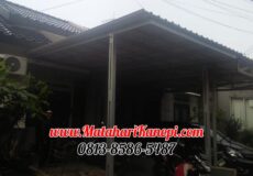 Hasil Pemasangan Kanopi Baja Ringan Atap Alderon Sunpanel Standar di Mutiara Darussalam Pitara Cagar Alam Depok