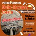 Diskon Sale-Tember Ceria Spesial Bulan Pelanggan Nasional - Matahari Kanoi 08138585487