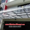 Hasil Pemasangan Kanopi Baja Ringan Atap Solartuff Super Elegan Tanpa Cat Rangka di Cimpaeun Depok