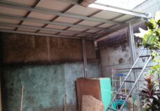 Hasil Pemasangan Kanopi Baja Ringan Atap Evo Gold Standar di Cimanggis Green Residence Blok H5 Depok