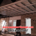 Hasil Pemasangan Kanopi Baja Ringan Atap Evo Gold di Perum Shafa Town House, Cikaret, Ciomas, Bogor