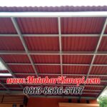 Hasil Pemasangan Kanopi Baja Ringan Atap Go Green Ekonimis di Perum Qoryatussalam Sani Blok H.07A Tirtajaya Sukmajaya Depok