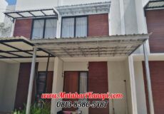 Hasil Pemasangan Kanopi Baja Ringan Atap Spandek Ekonomis di Perum VertiHouse B6 Cilodong Depok
