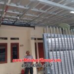 Hasil Pemasangan Kanopi Baja Ringan Atap Spandek Ekonomis di Perum PGRI Cilodong Depok