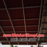 Hasil Pemasangan Kanopi Baja Ringan Atap Go Green Ekonomis di Taman Melati Premier Blok HB23 Bojong Sari Sawangan Depok