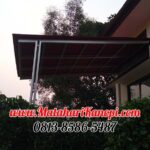Hasil Pemasangan Kanopi Baja Ringan Atap Go Green Ekonomis di SDIT El-Riffat Bedahan Sawangan Depok