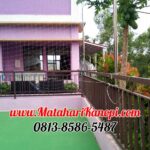 Hasil Pemasangan Kanopi Baja Ringan Atap Go Green Ekonomis di SDIT El-Riffat Bedahan Sawangan Depok
