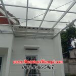 Hasil Pemasangan Kanopi Baja Ringan Atap Spandek Standar di Perum Grand Thoibah Blok A8 Pengasinan Sawangan Depok