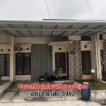 Hasil Pemasangan Kanopi Baja Ringan Atap Alderon RS Single Layer Paket Standar di Griya Savvanah Pondok Rajeg Cibinong Bogor